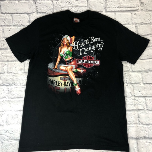 Harley-Davidson Other - Harley Davidson T-shirt ‘Naughty’. Size Large NWOT